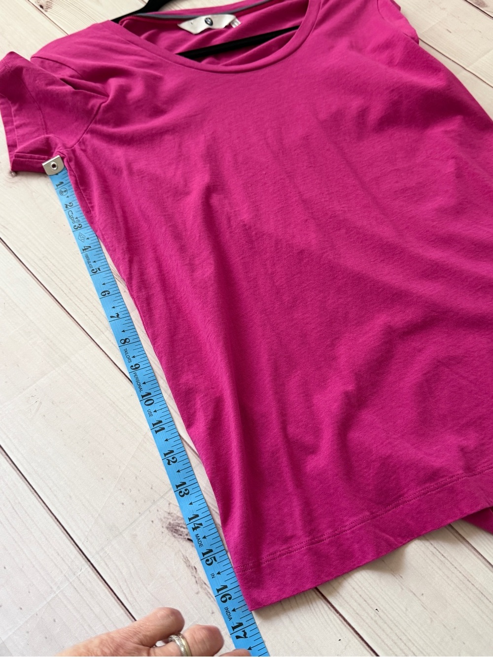 BMW Women’s Short-Sleeve Scoop Neck Top - Fuchsia Pink - Picture 6 of 6